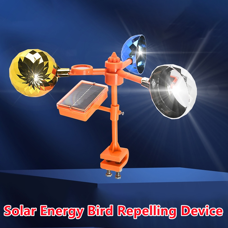Solar Bird Scarer - Solar Energy Bird Repelling Device Farm