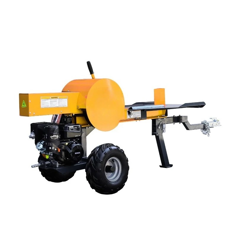 Agriculture Farming Process - Wood splitting machine 34T agricultural wheel