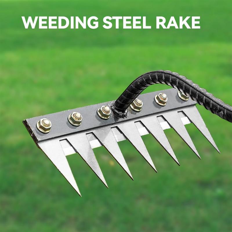 Agriculture Farming Hand Tools - 7/8 Teeth Carbon Steel Garden Hand