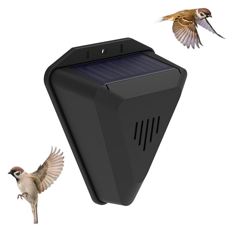 Solar Bird Scarer - Solar Timer Bird Repeller With 13