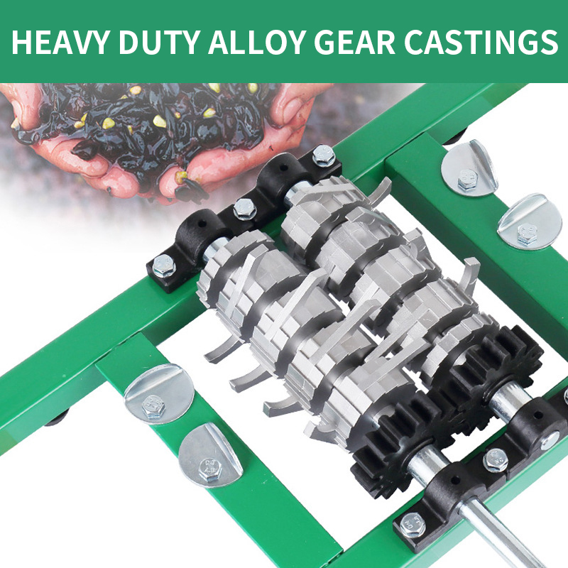 Agriculture Farming Process - Agricultural Electric Grape Crusher Commercial Farm