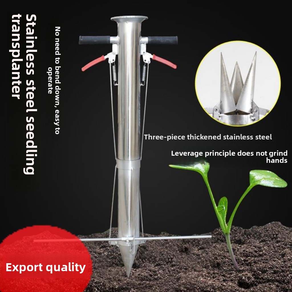 Manual Seeder Hand - Hand Stainless Steel Seedling Planter Vegetable