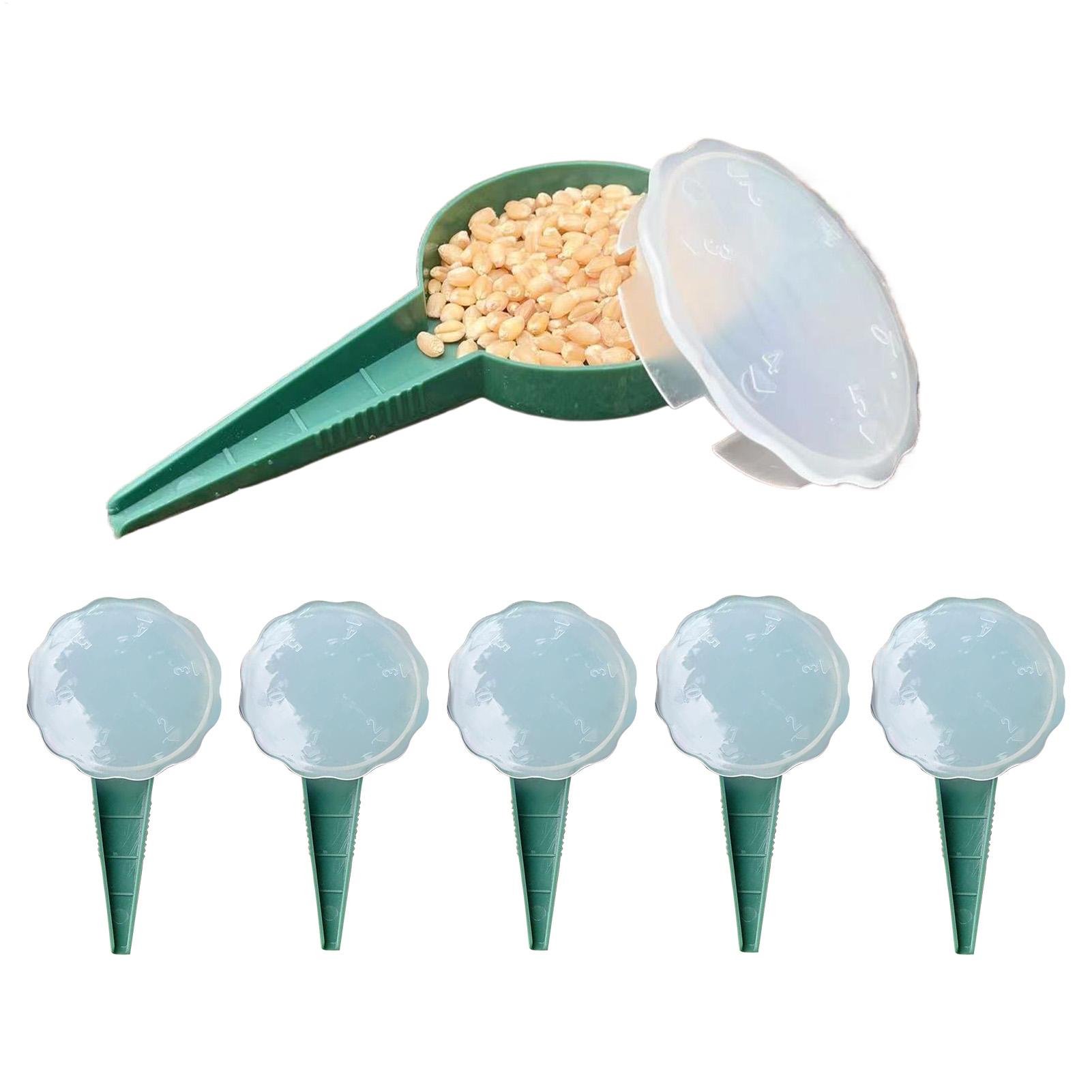 Manual Seeder Hand - Manual Seed Spreader 5-Speed Adjustable Hand
