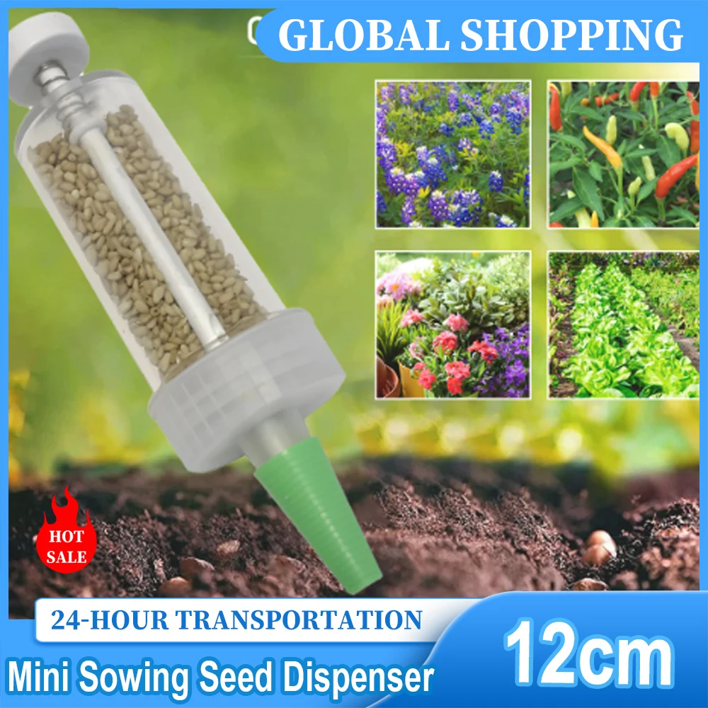Mini Sowing Seed Dispenser Man - огляд і ціна Manual Seeder Hand