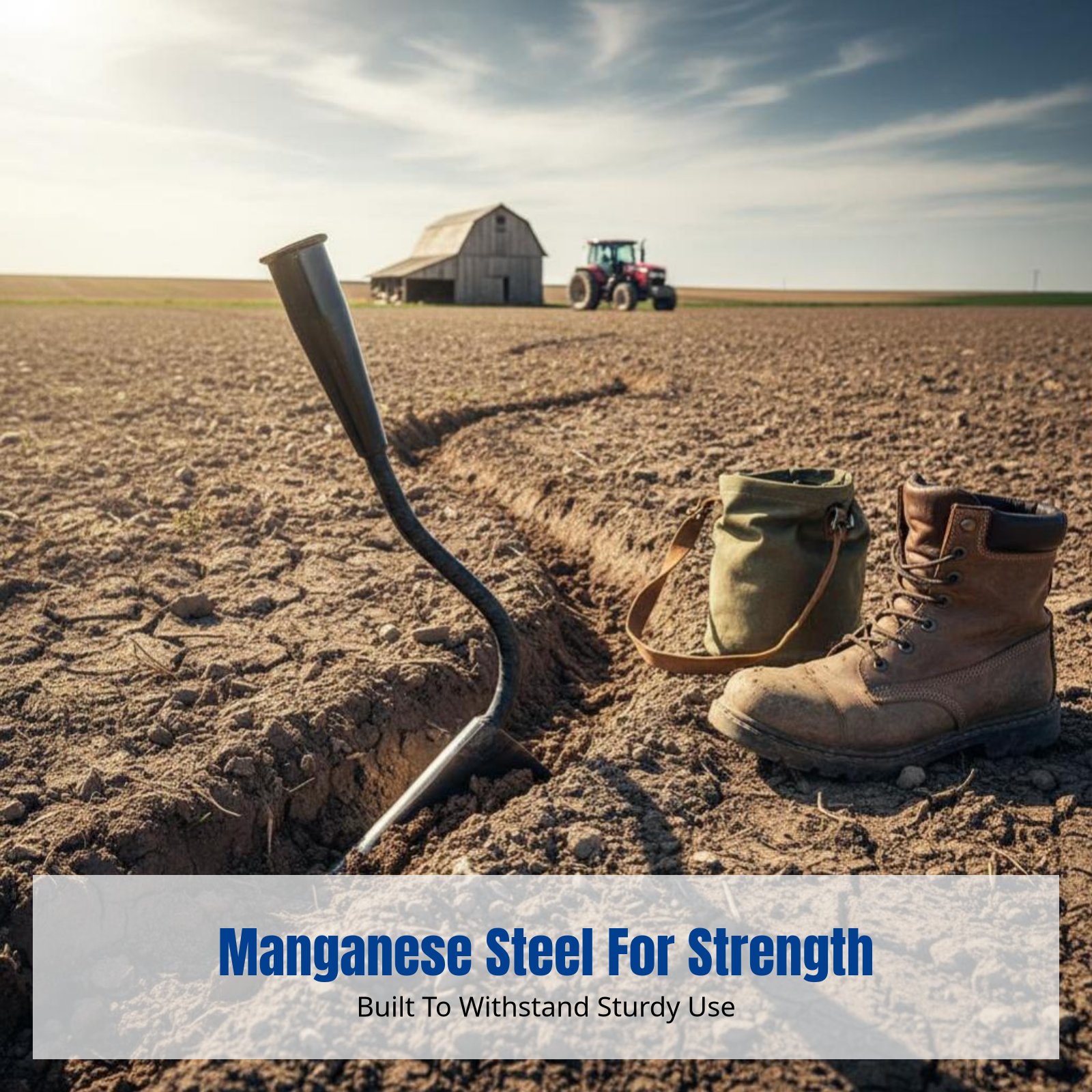 Thickened Manganese Steel Tria - огляд і ціна Agriculture Farming Hand Tools