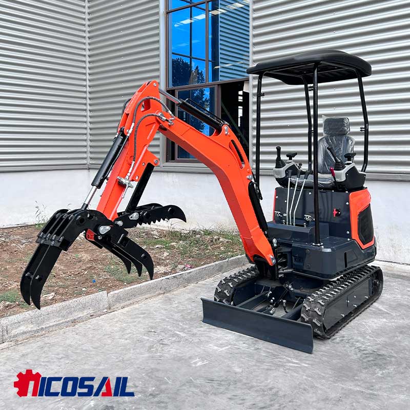 Multi-Use 1-2ton Mini Excavato - огляд і ціна Agriculture Farming Job