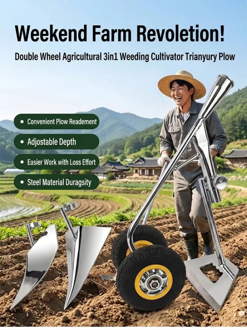 3 in 1 Hoe MultiPurpose Farmin - огляд і ціна Agriculture Farming Hand Tools