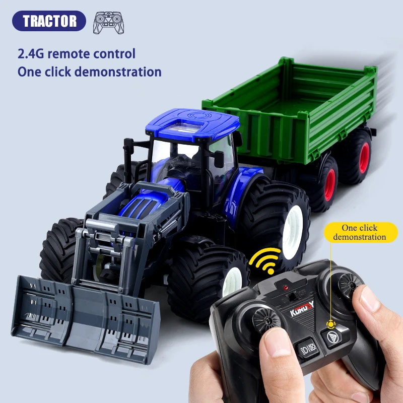 1/24 RC Tractor Trailer Truck  - огляд і ціна Agriculture Farming In Goa