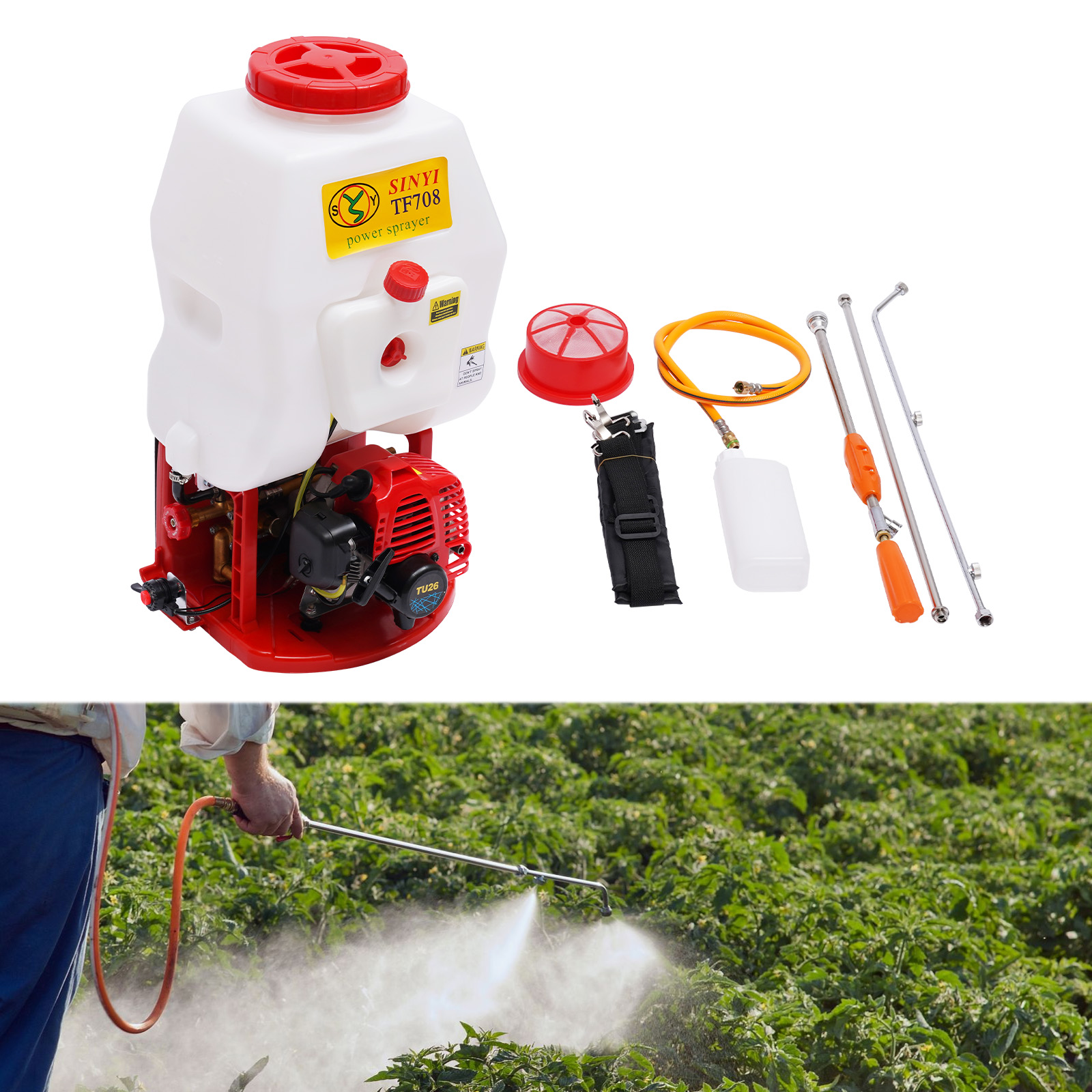Backpack Power Sprayer 25.4cc  - огляд і ціна Crop Sprayer Backpack