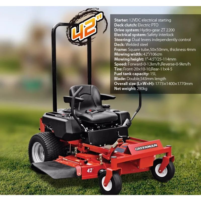 Ride on Tractor Zero Turn Lawn - огляд і ціна Farming Zero